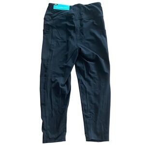 Crane Women's Black Capri Running Tights Leggings Small 4-6 NWT